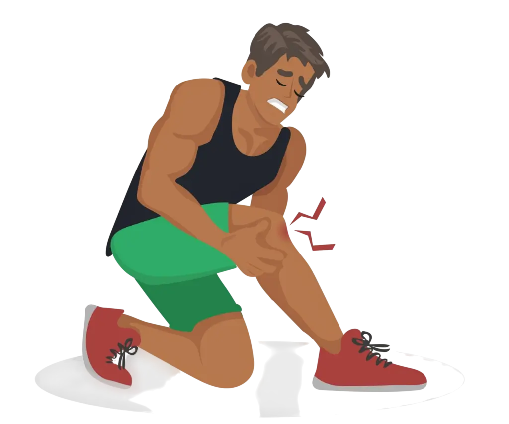 sports injury, joint pain